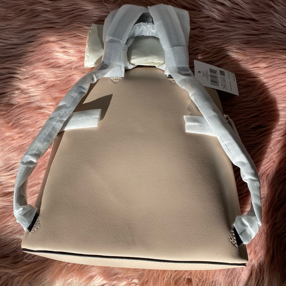 🆕 Kate Spade Staci Dome Medium Backpack Warm Beige Multi Bag - Picture 9 of 13